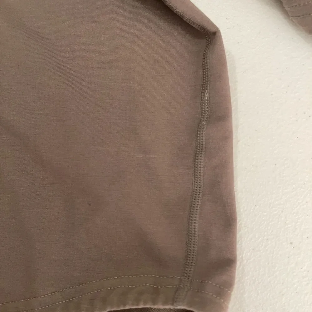 Bylt Polo Shirt Men's Large Lux Brown Drop Cut Short Sleeve Athletic Collared - Picture 10 of 11